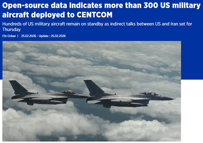 США перекинули понад 300 літаків на Близький Схід з початку січня